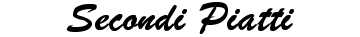 Secondi Piatti